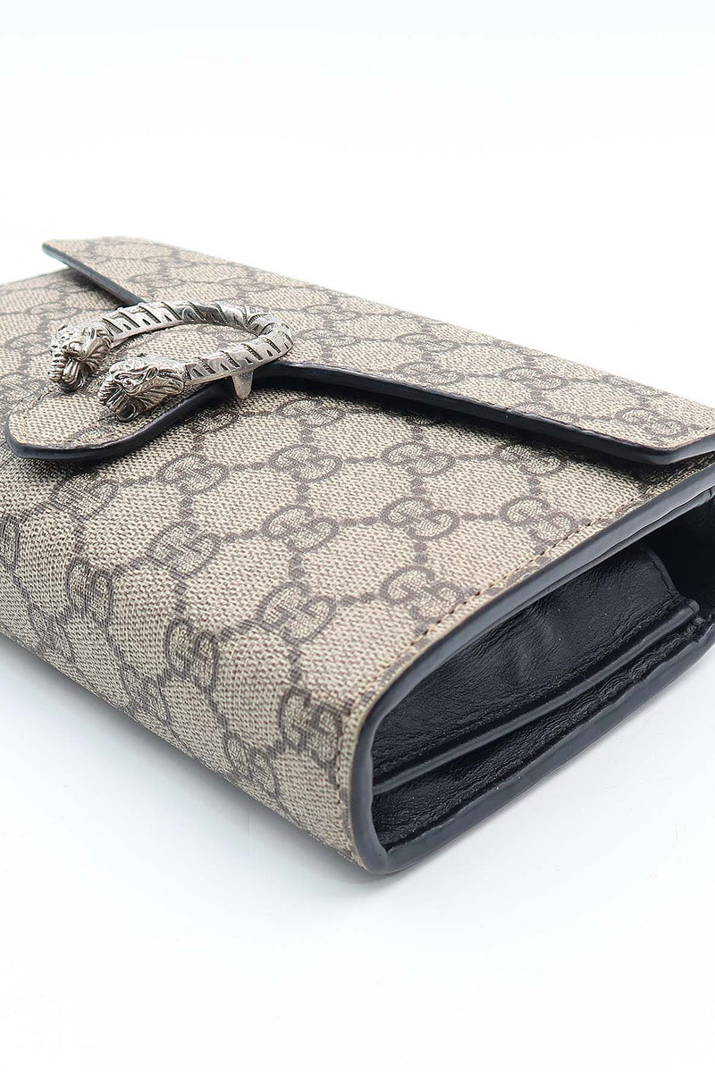 Dionysus GG Supreme Chain Wallet Brown