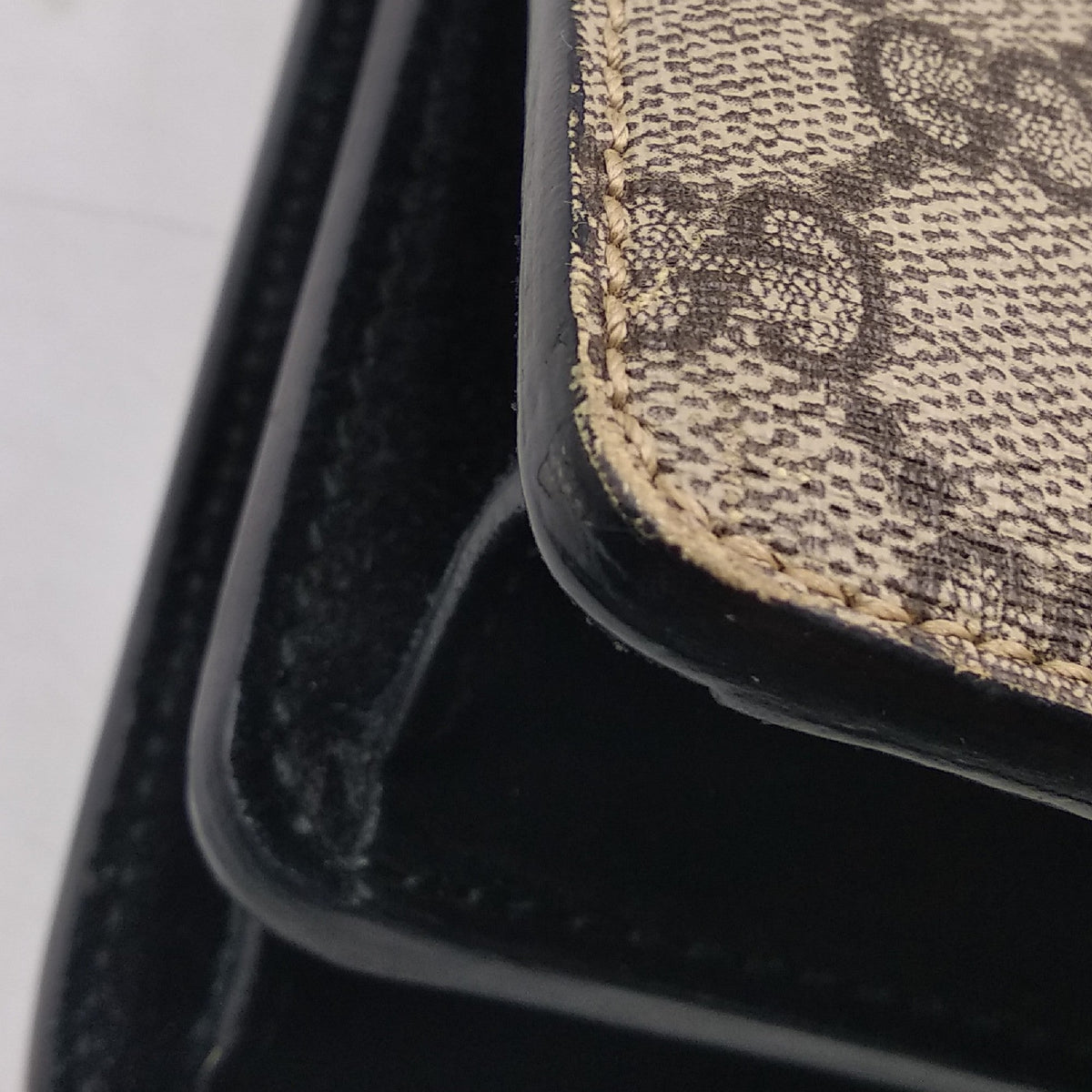Dionysus GG Supreme Small Shoulder Bag Black