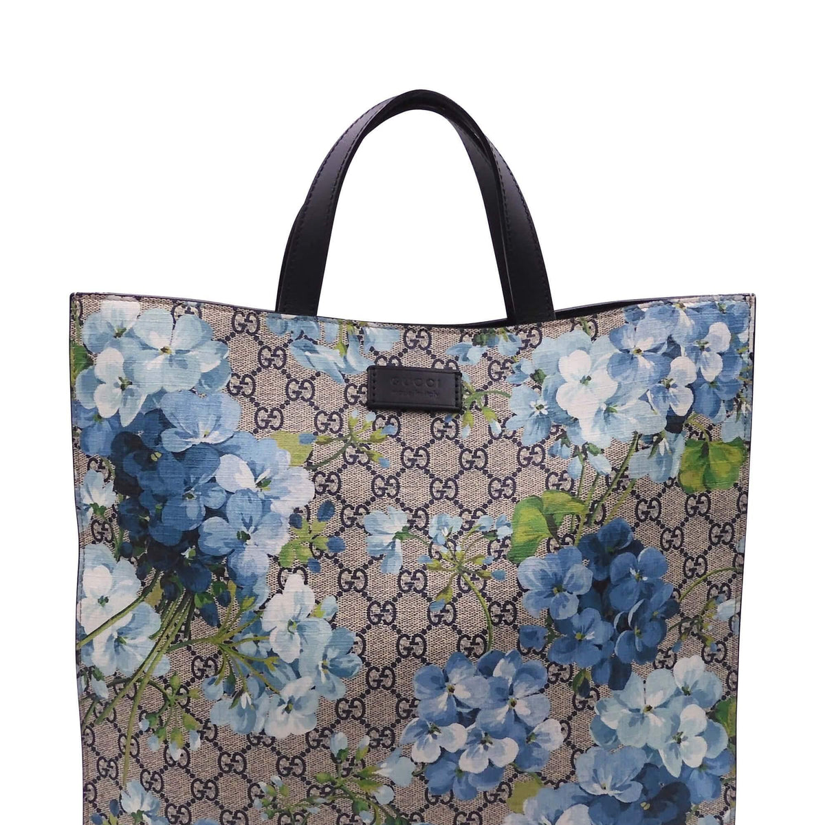 GG Blooms Top Handle Blue Blooms