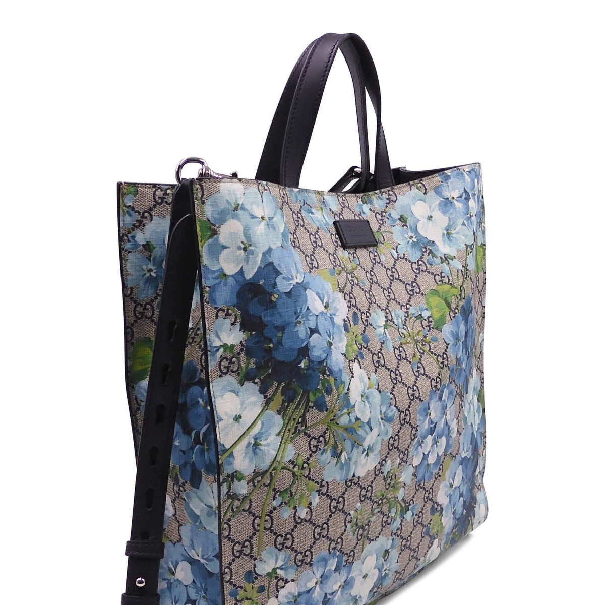 GG Blooms Top Handle Blue Blooms