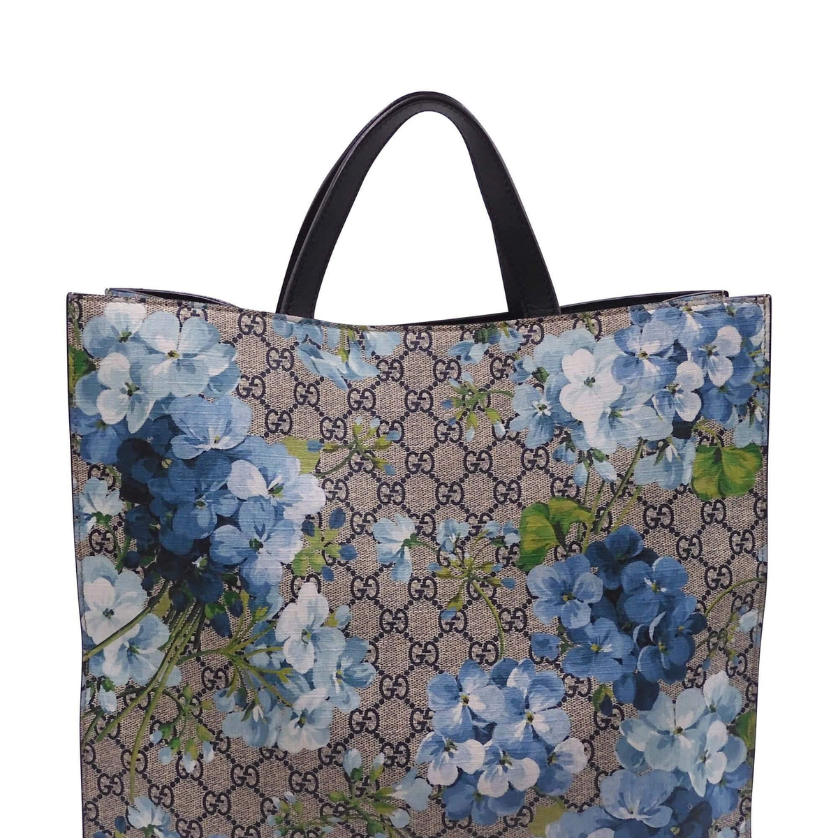 GG Blooms Top Handle Blue Blooms