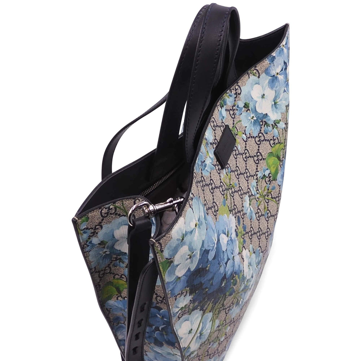 GG Blooms Top Handle Blue Blooms