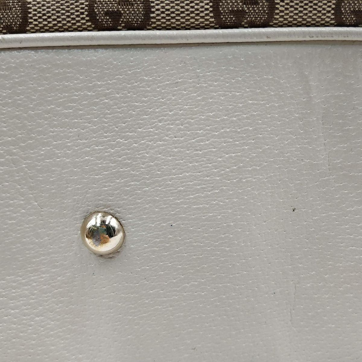 GG Canvas Princy Tote Brown