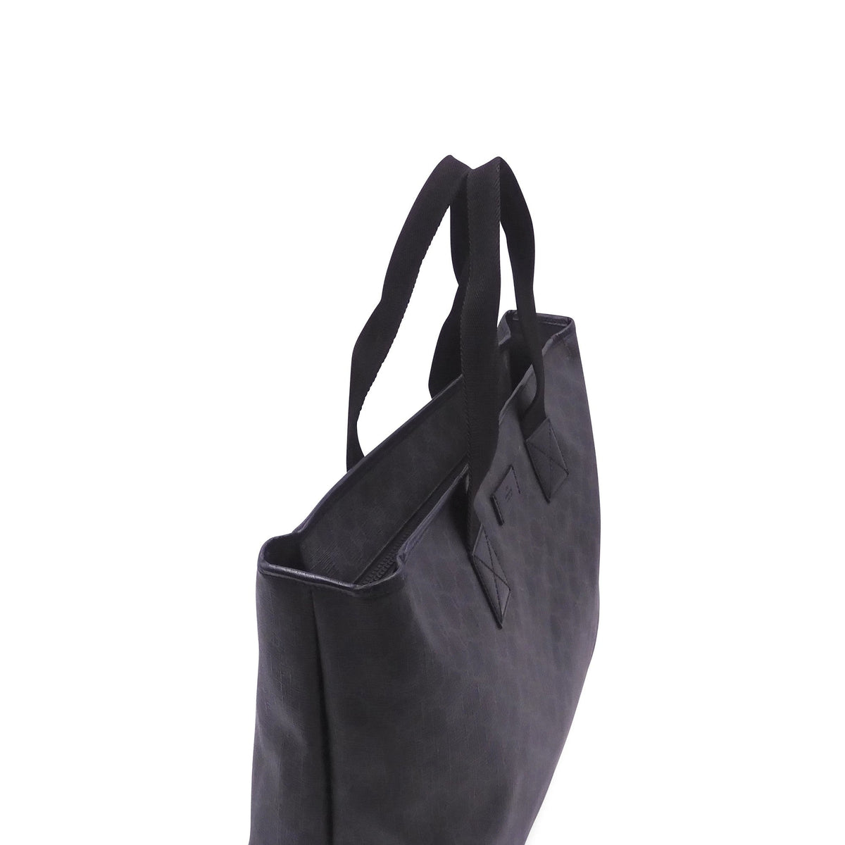 GG Coated Canvas Convertible Tote Black