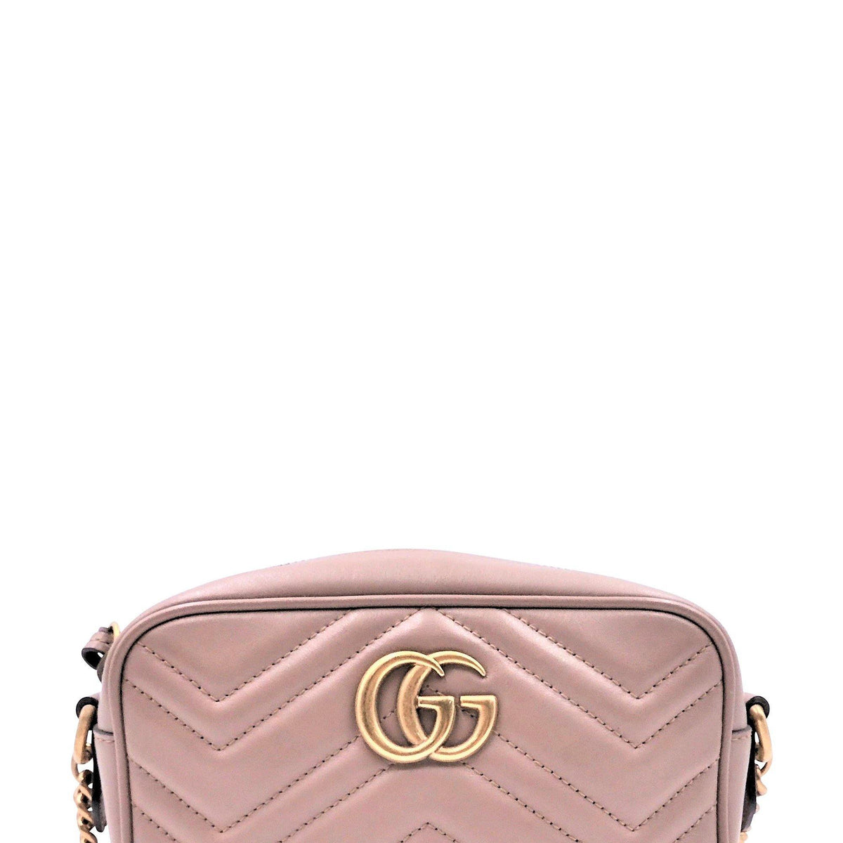 GG Marmont Matelasse Mini Bag Dusty Pink