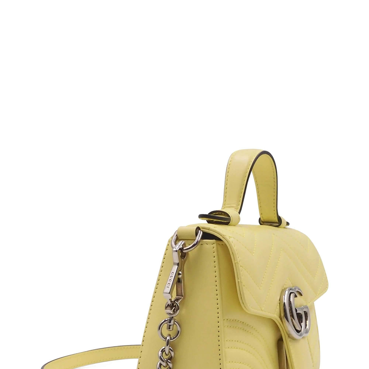 GG Marmont Mini Top Handle Pastel Yellow