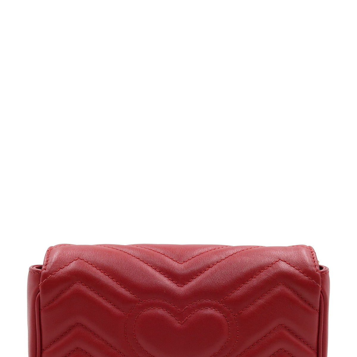 GG Marmont Super Mini Matelasse Bag Red Red