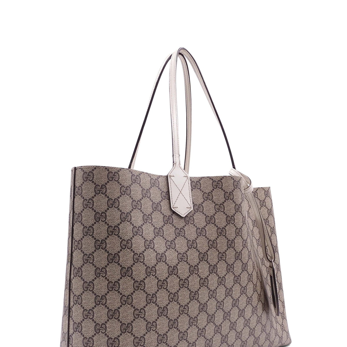 GG Reversible Tote White