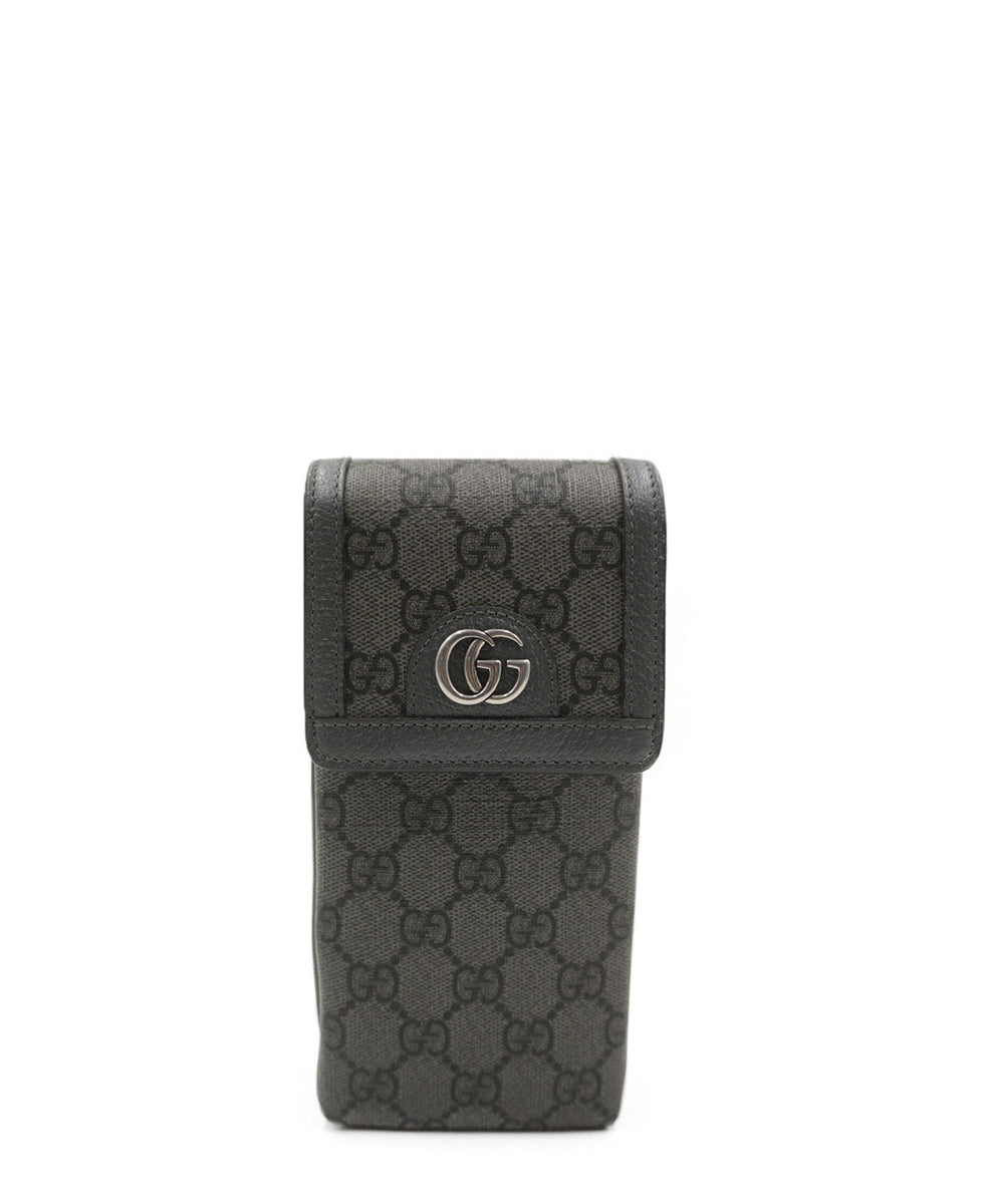 GG Supreme Ophidia Phone Crossbody Grey