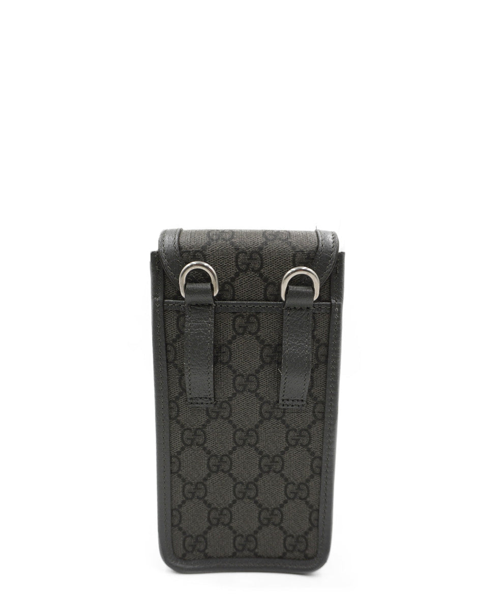 GG Supreme Ophidia Phone Crossbody Grey