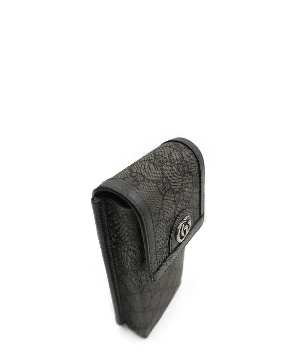 GG Supreme Ophidia Phone Crossbody Grey