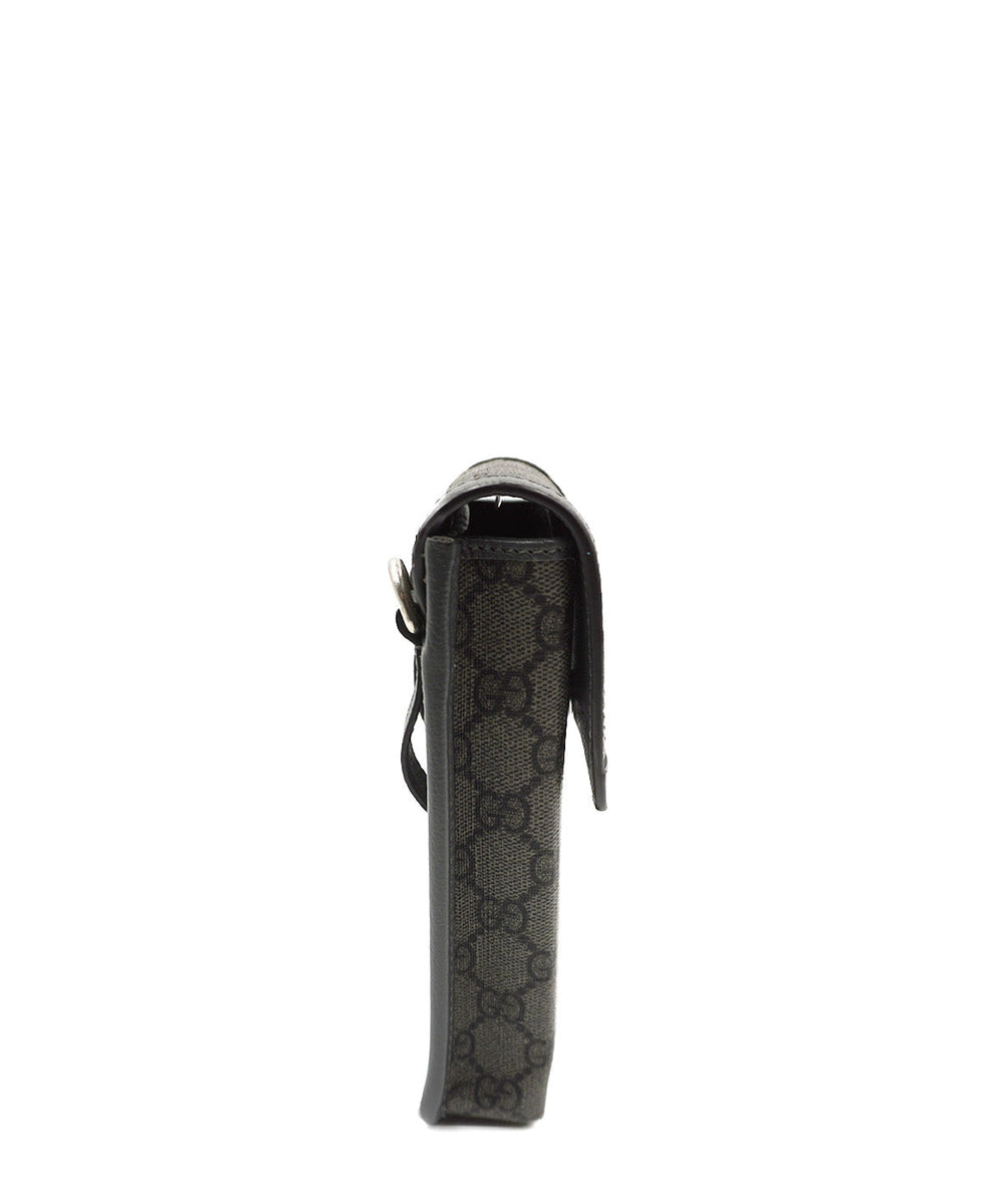 GG Supreme Ophidia Phone Crossbody Grey