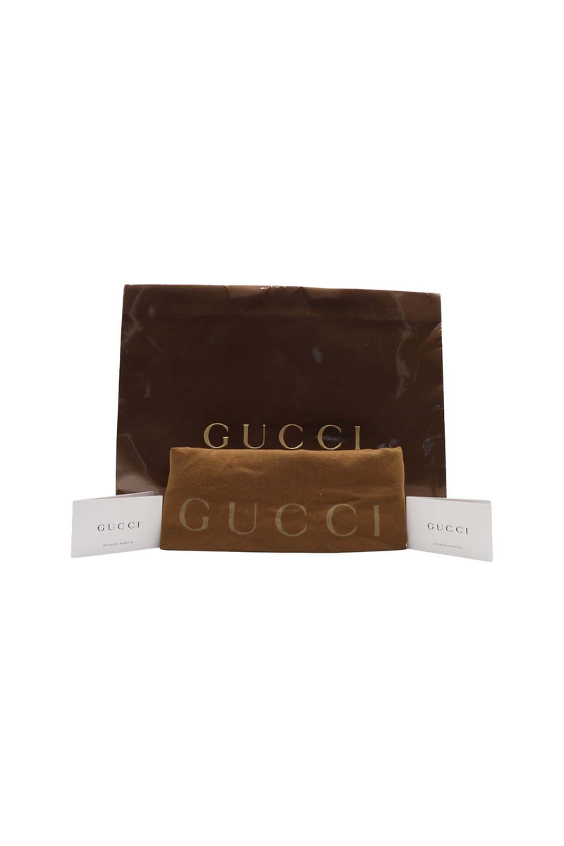 GG Surpreme Dome Top Handle Bag Maple Brown