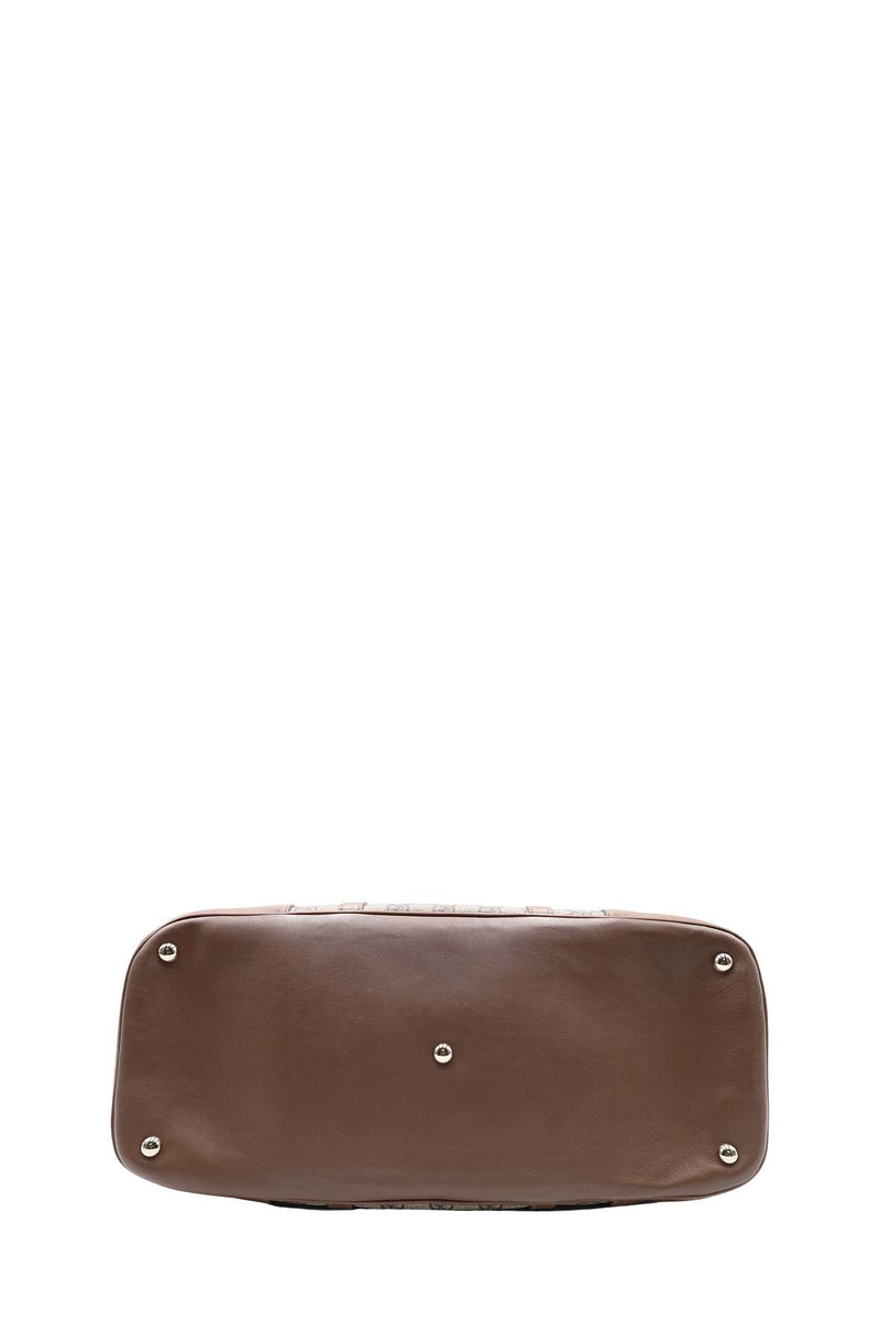 GG Surpreme Dome Top Handle Bag Maple Brown