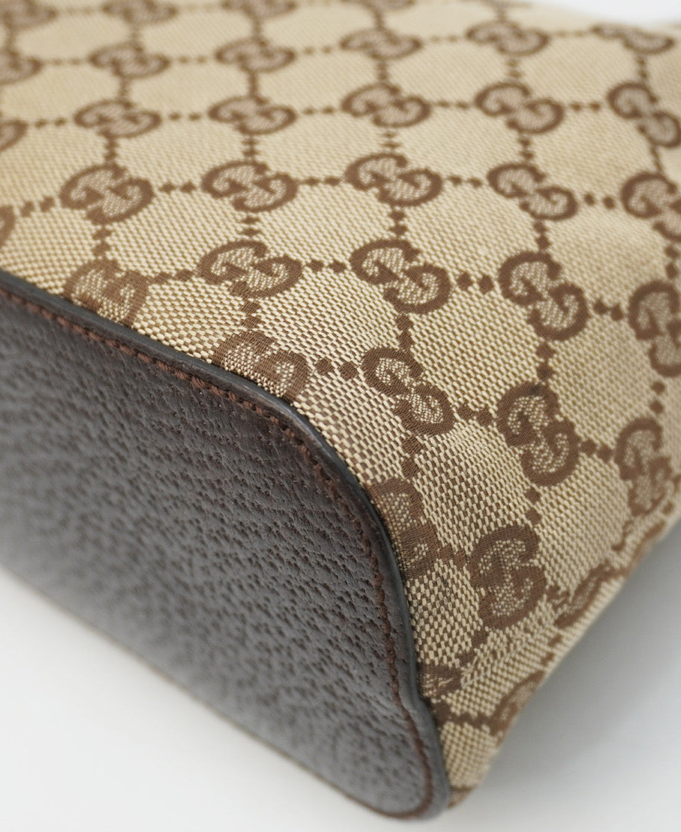 GG Canvas Hobo Brown