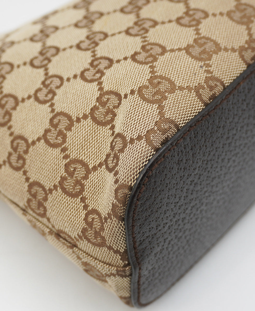 GG Canvas Hobo Brown