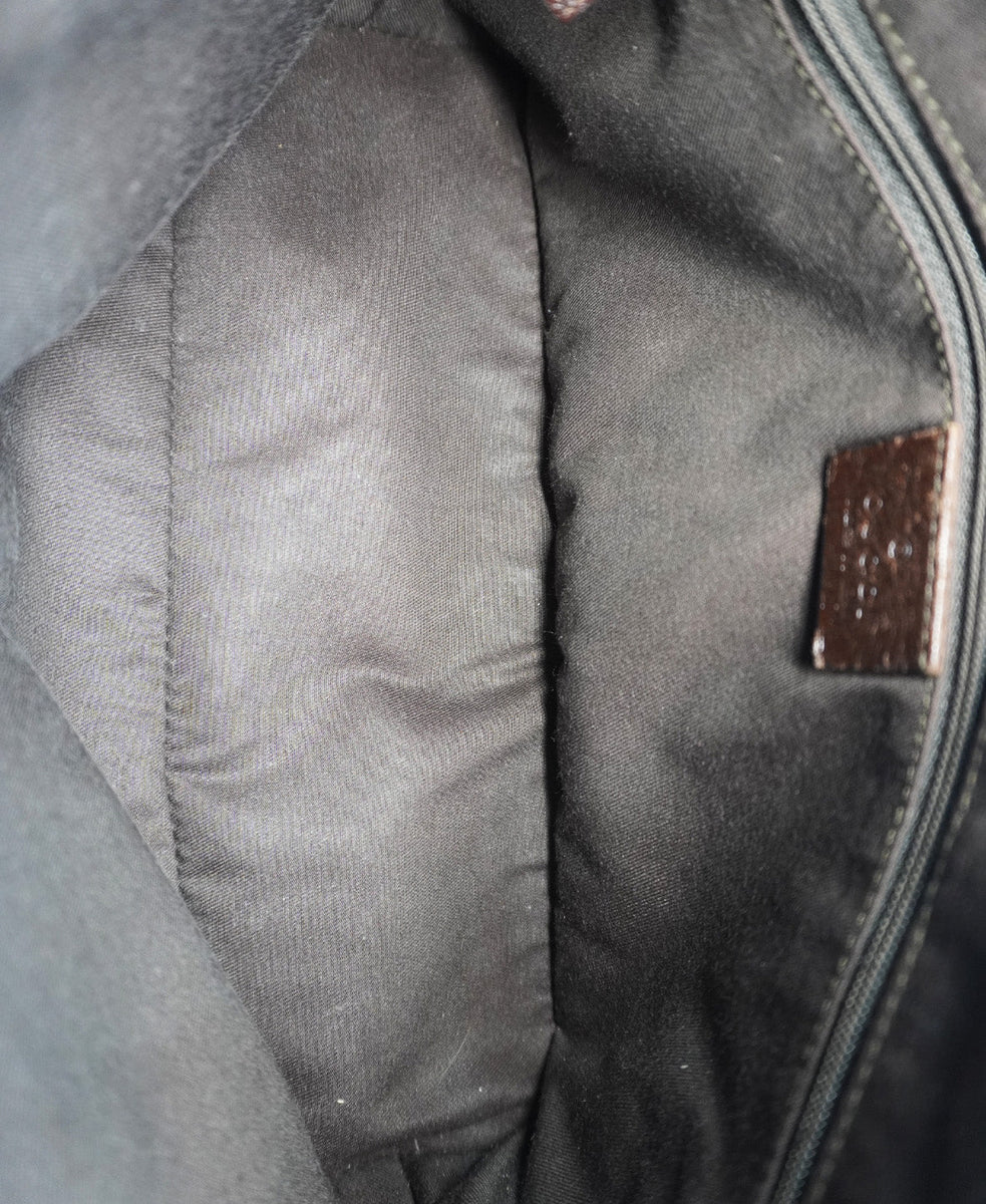 GG Canvas Hobo Brown