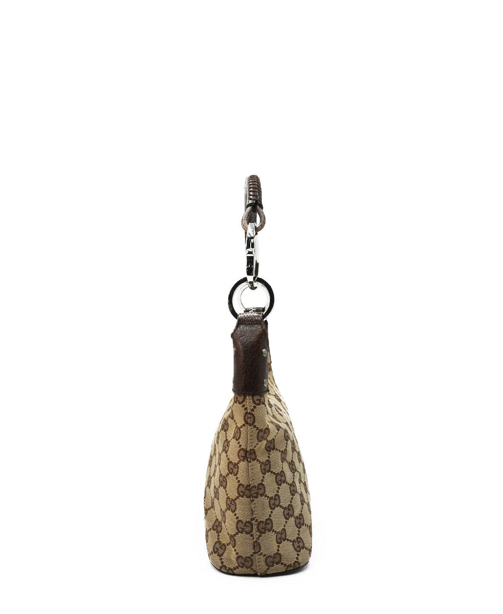 GG Canvas Hobo Brown