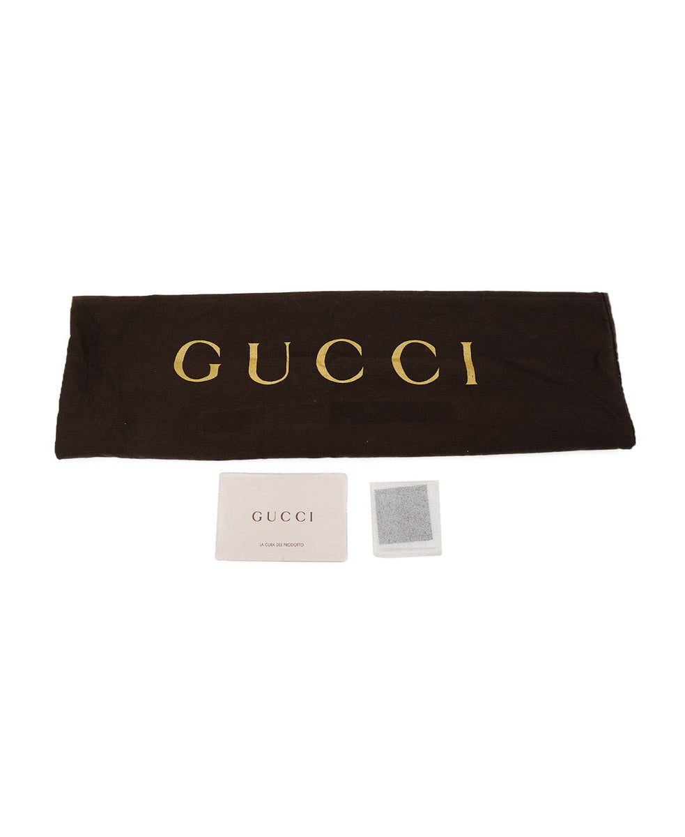 Guccissima Leather Emily Chain Shoulder Black
