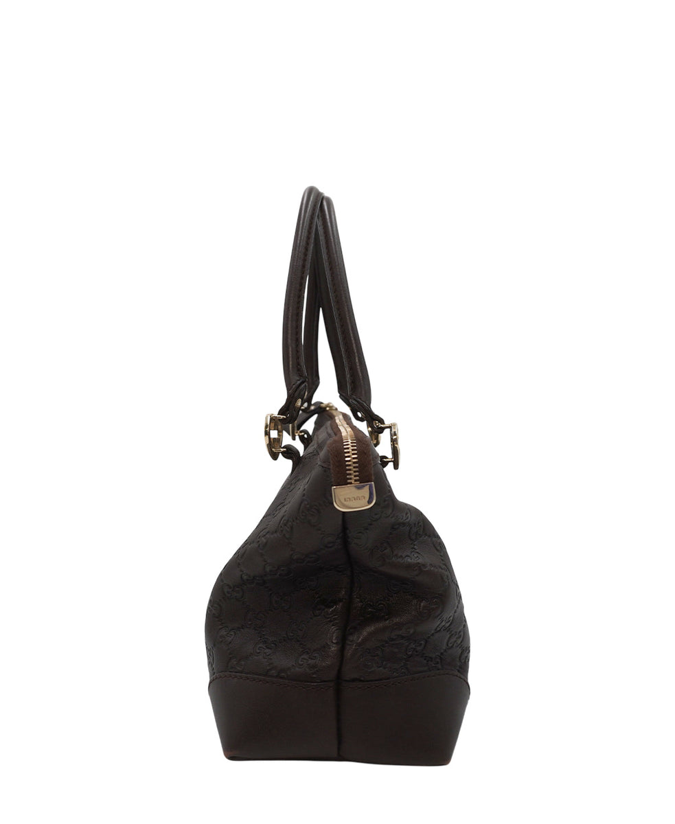 Guccissima Leather Tote Bag Black