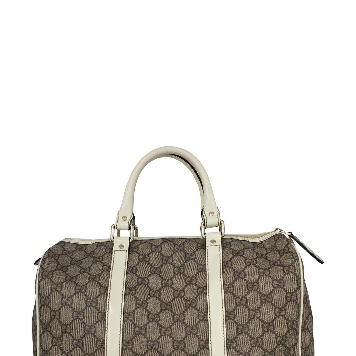Joy GG Supreme Boston Bag White