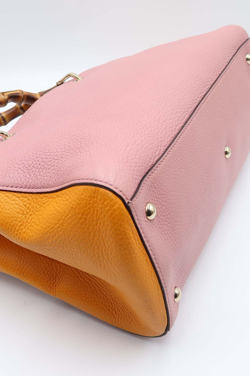 Medium Bamboo Shopper Pink, Orange