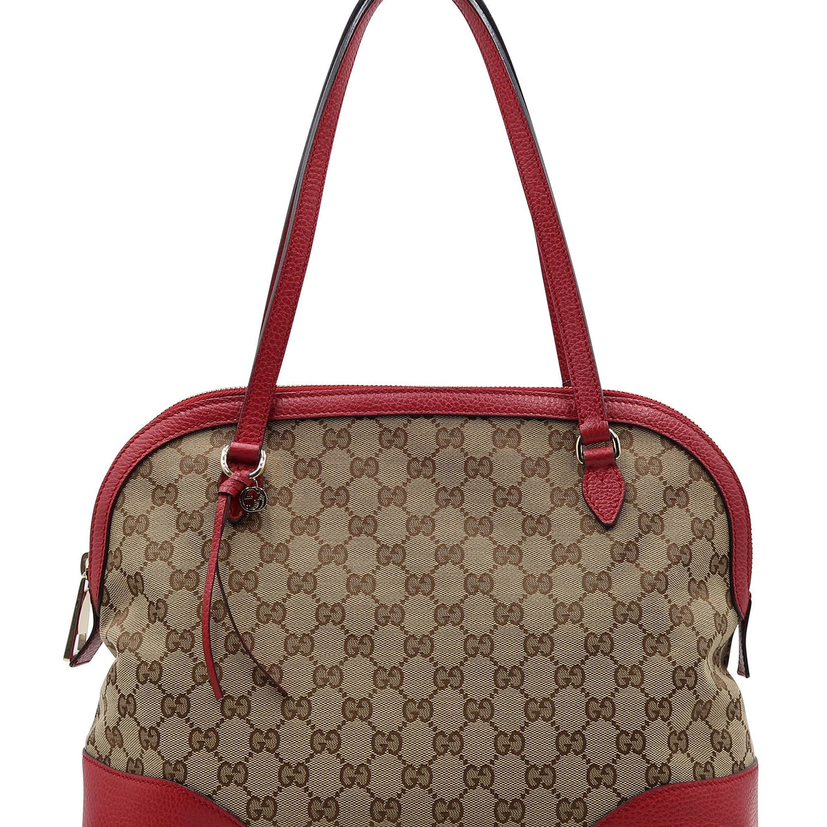 Medium Bree Shoulder Bag Red Brown