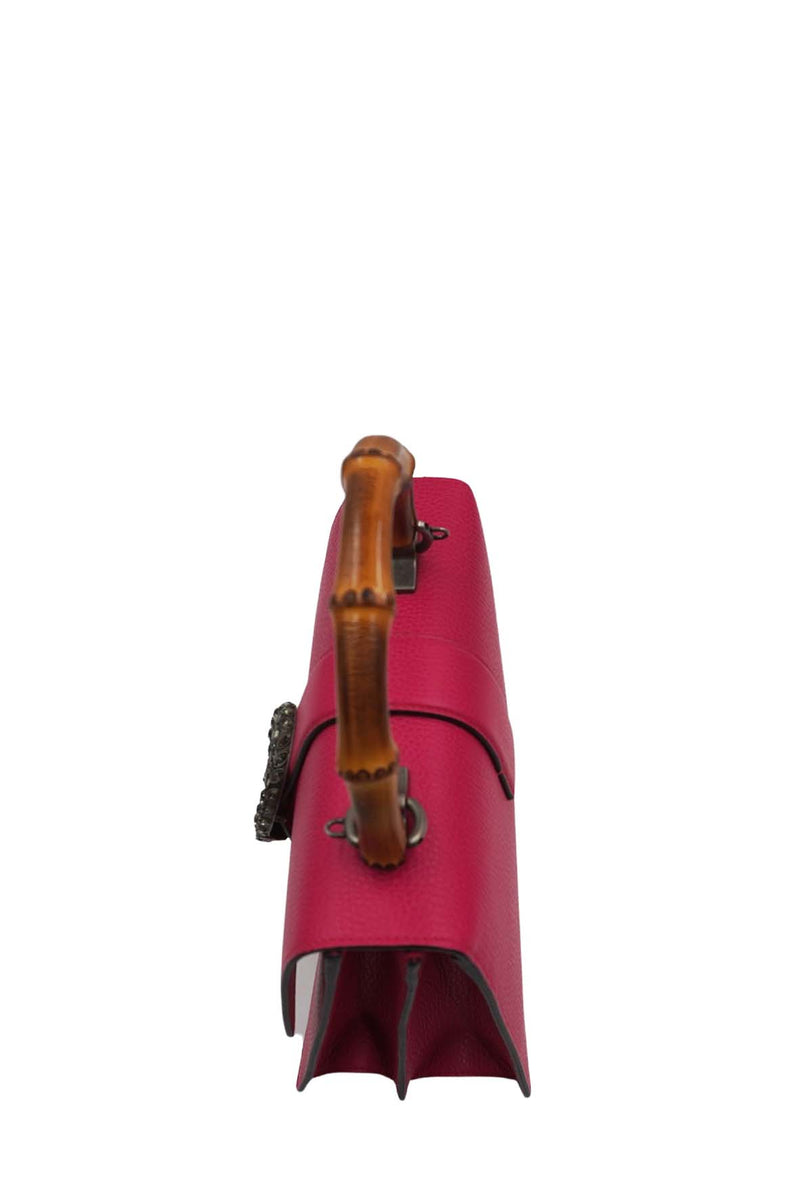 Medium Dionysus Bamboo Top Handle Bag Pink