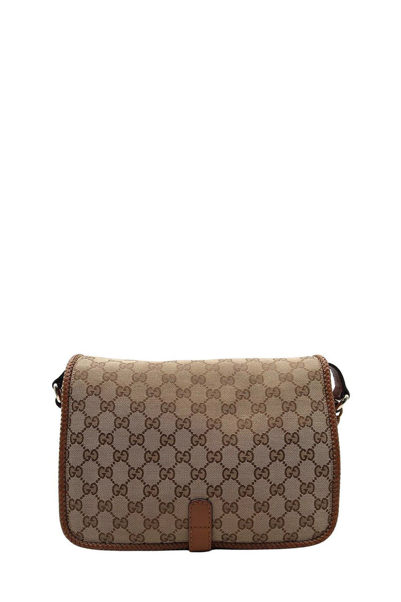 Medium GG Canvas Marrakech Messenger Bag Brown