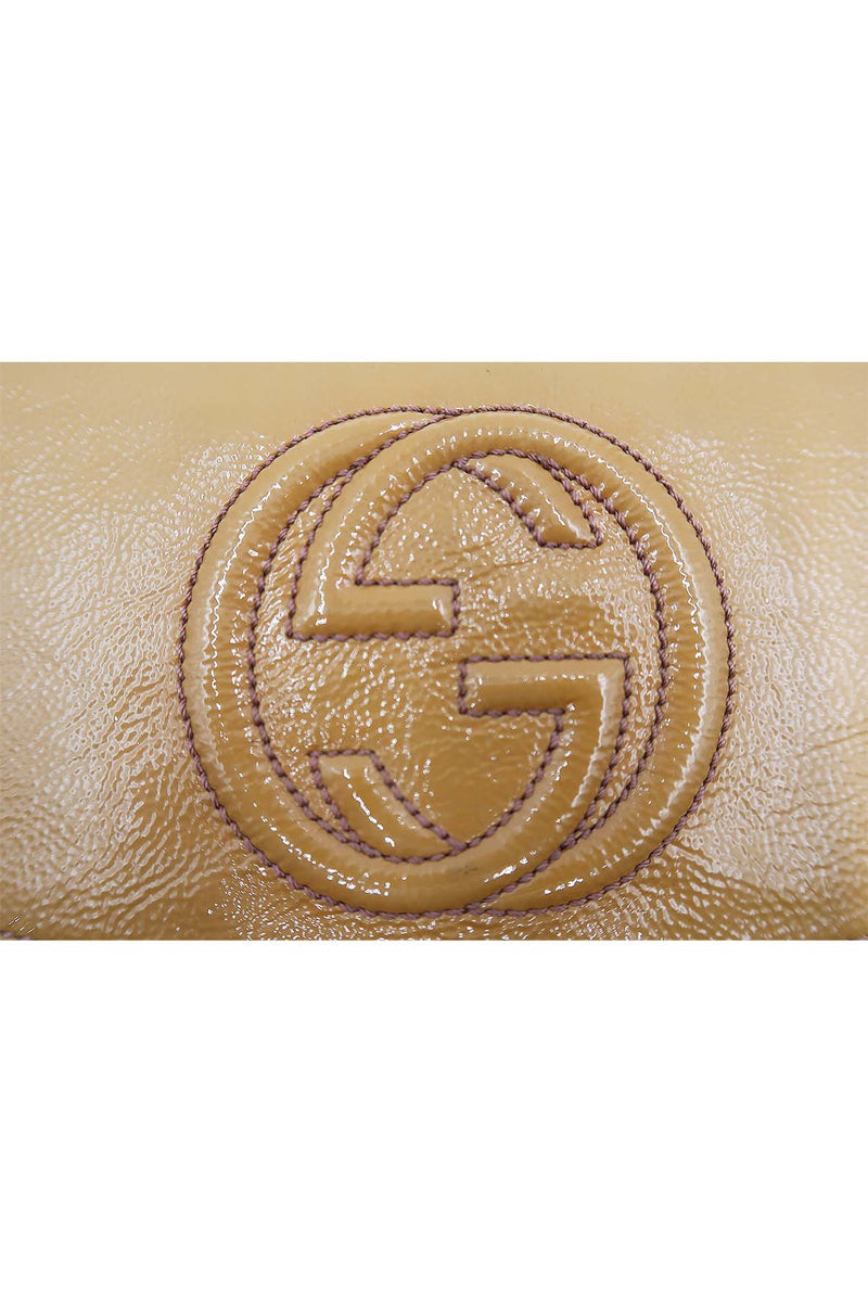 Medium Soho Flap Chain Bag Brown