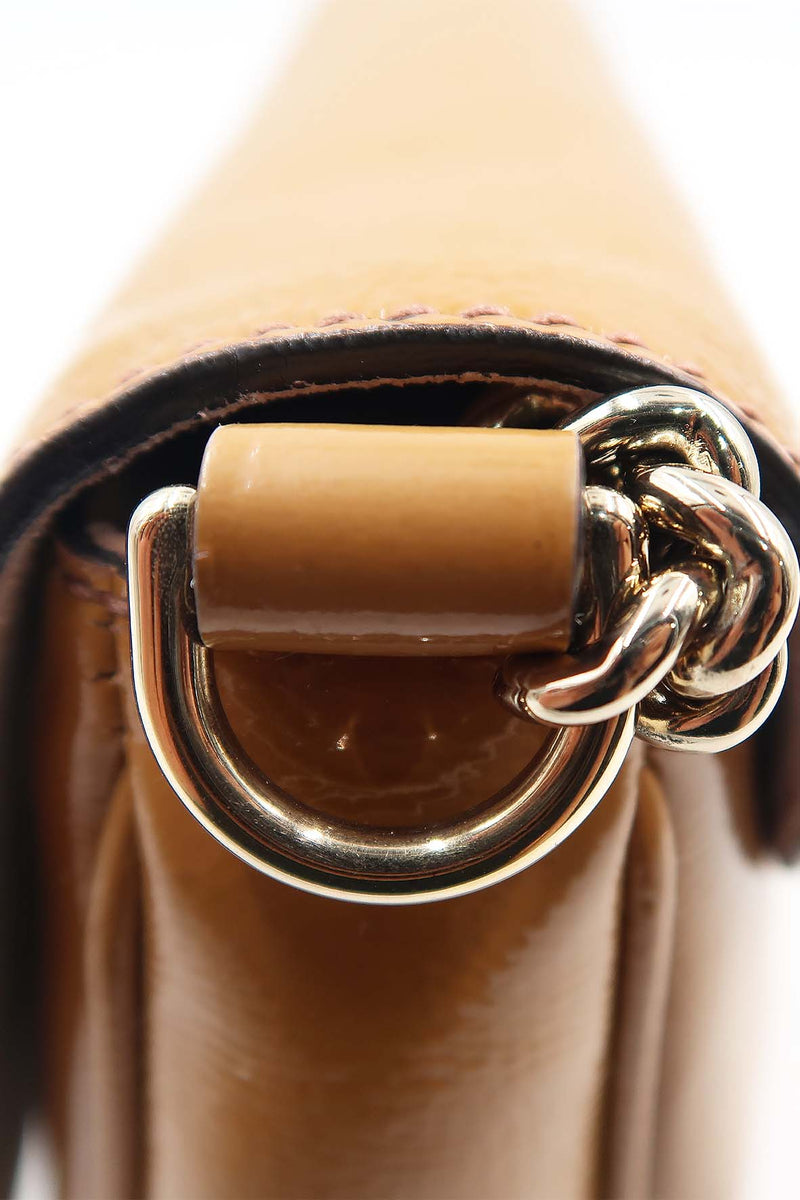 Medium Soho Flap Chain Bag Brown
