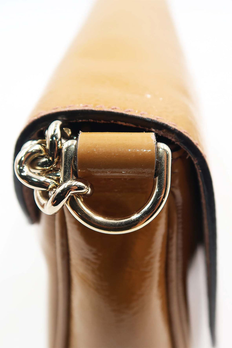 Medium Soho Flap Chain Bag Brown
