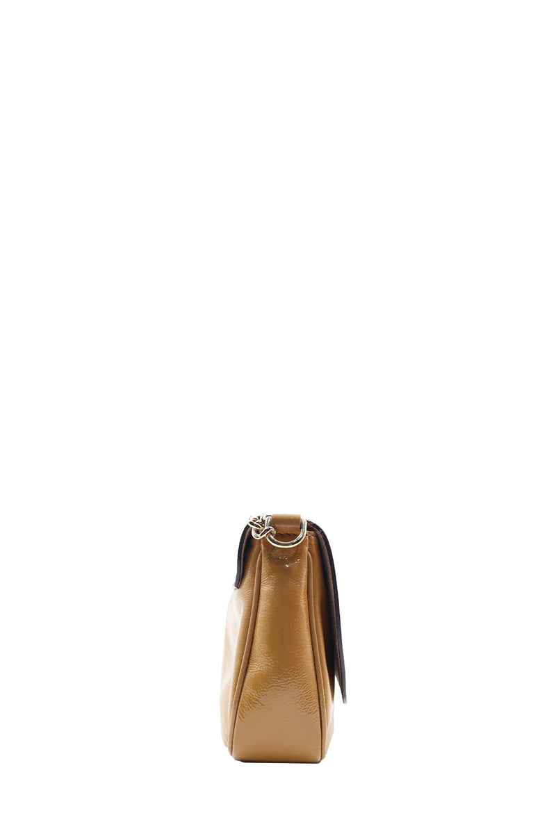 Medium Soho Flap Chain Bag Brown