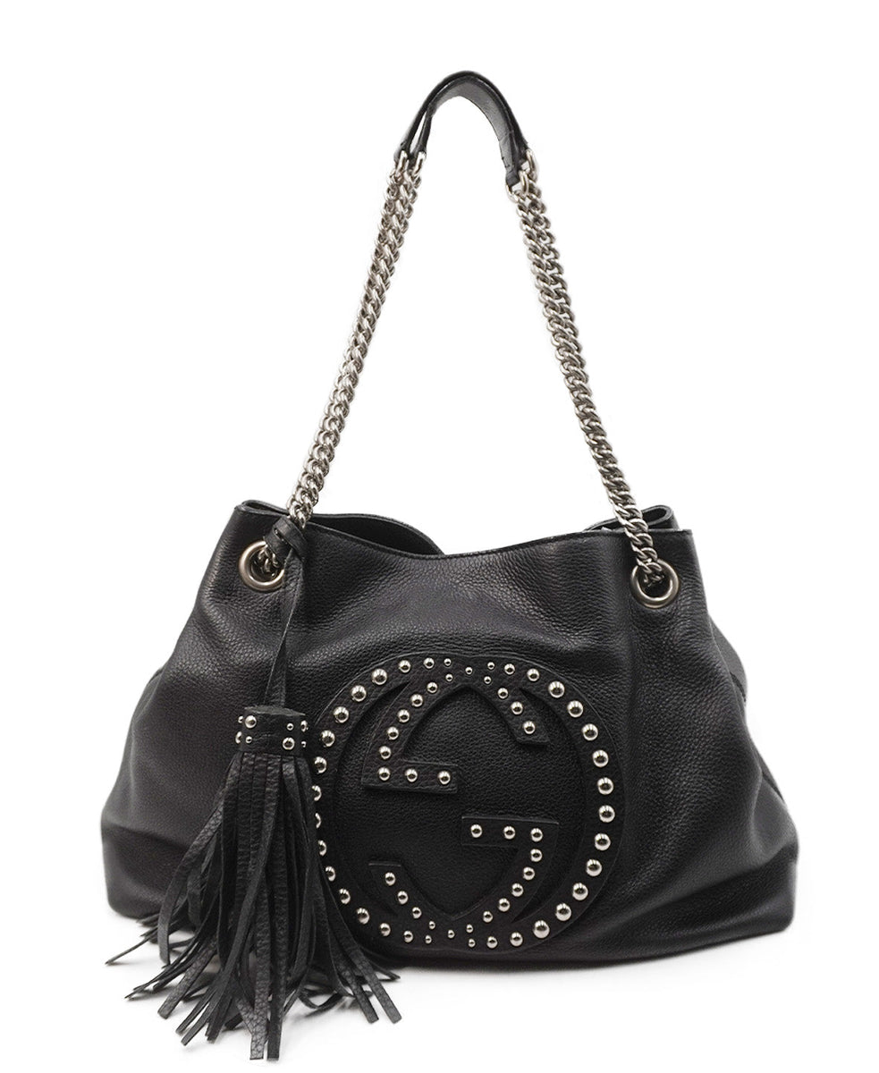 Medium Soho Shoulder Bag Black