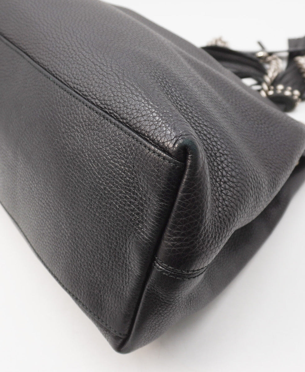 Medium Soho Shoulder Bag Black