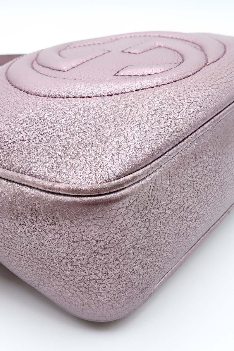 Metallic Soho Disco Crossbody Bag Lilac