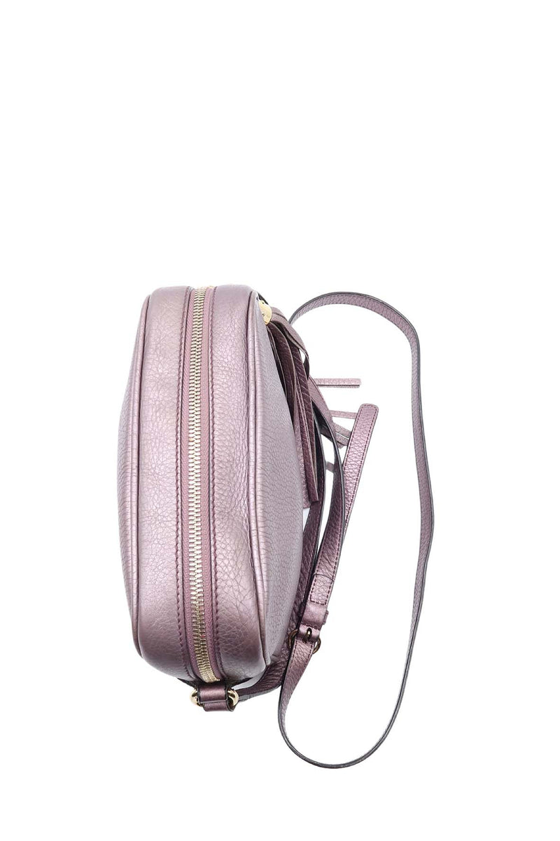 Metallic Soho Disco Crossbody Bag Lilac
