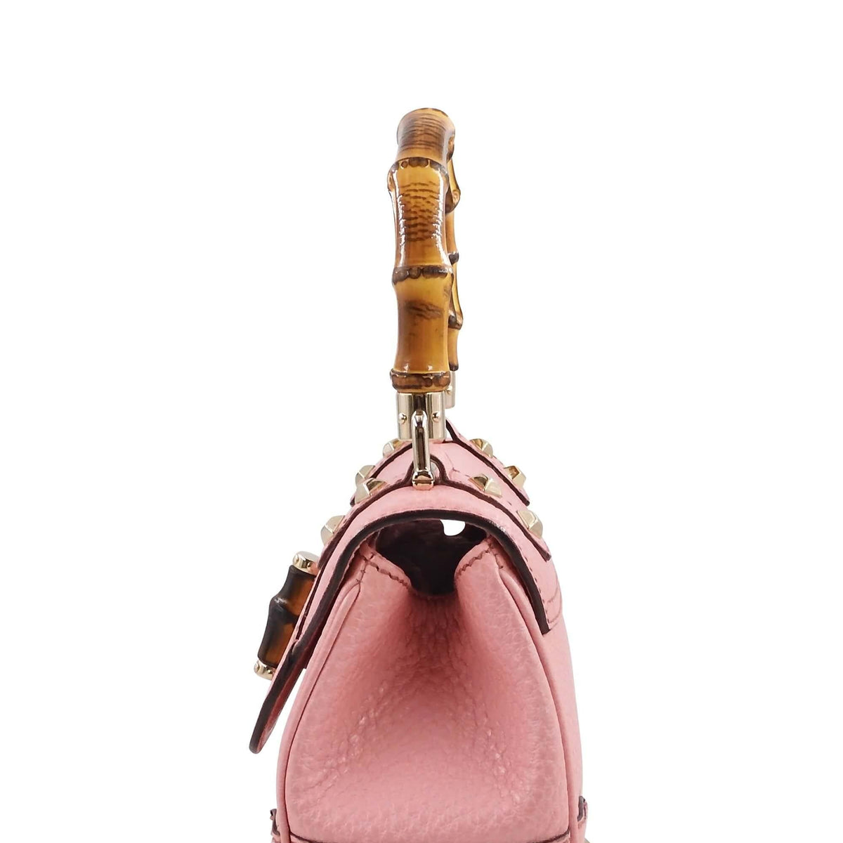 Mini Bamboo Top Handle Pink