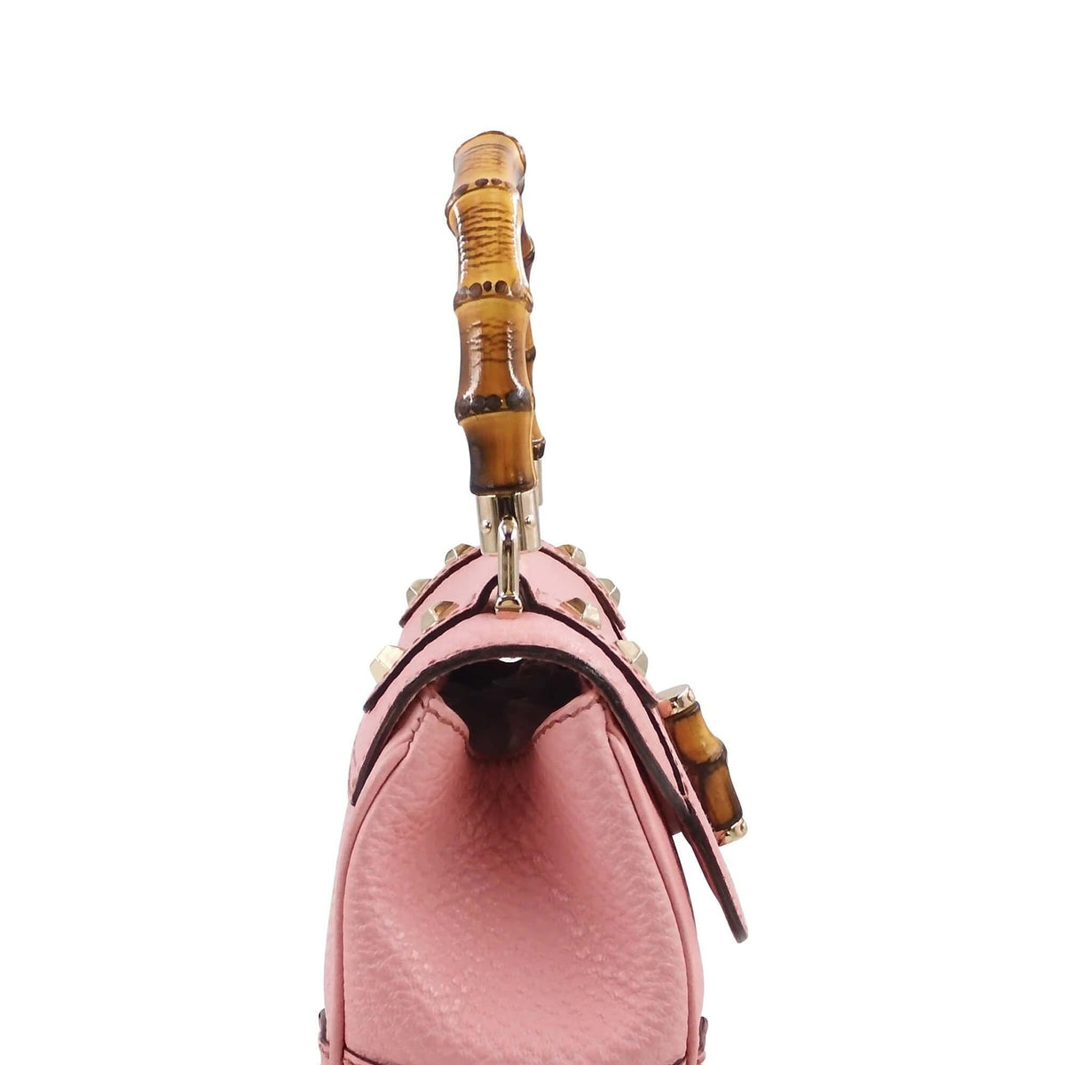Mini Bamboo Top Handle Pink