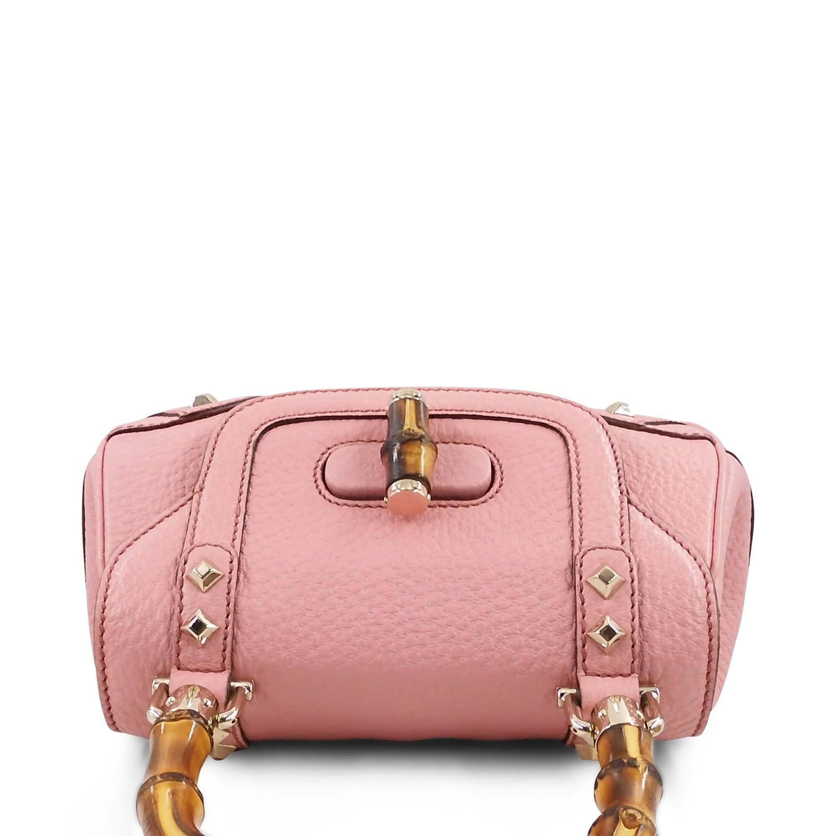 Mini Bamboo Top Handle Pink