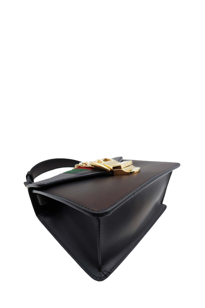 Mini Sylvie Top Handle Bag Black