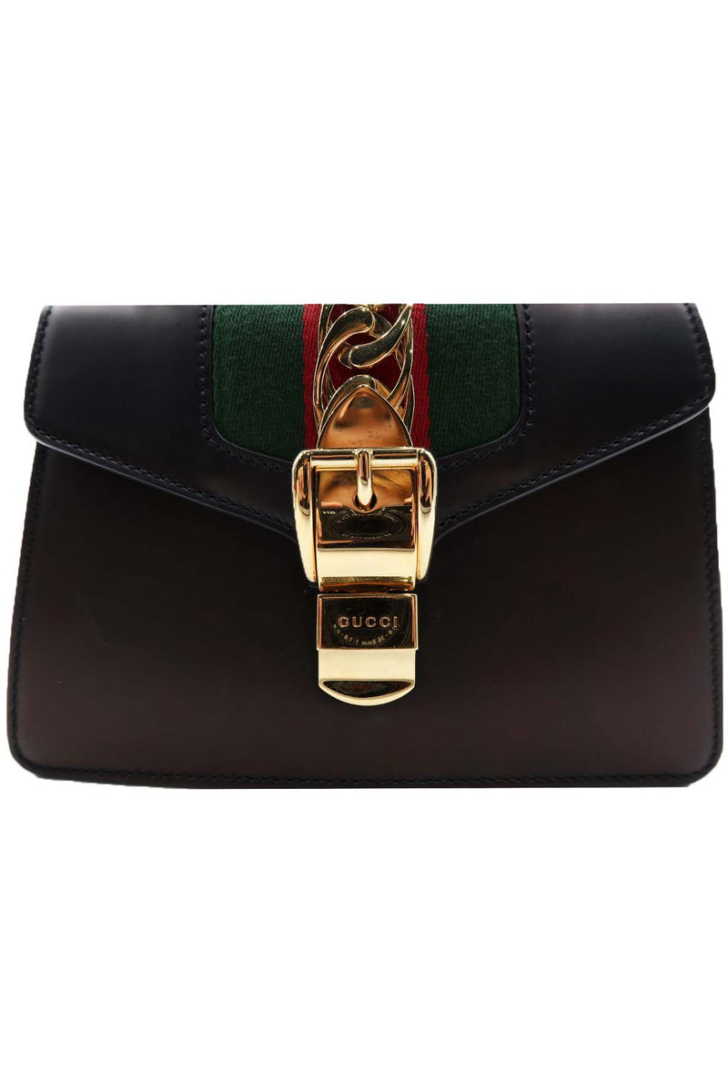 Mini Sylvie Top Handle Bag Black