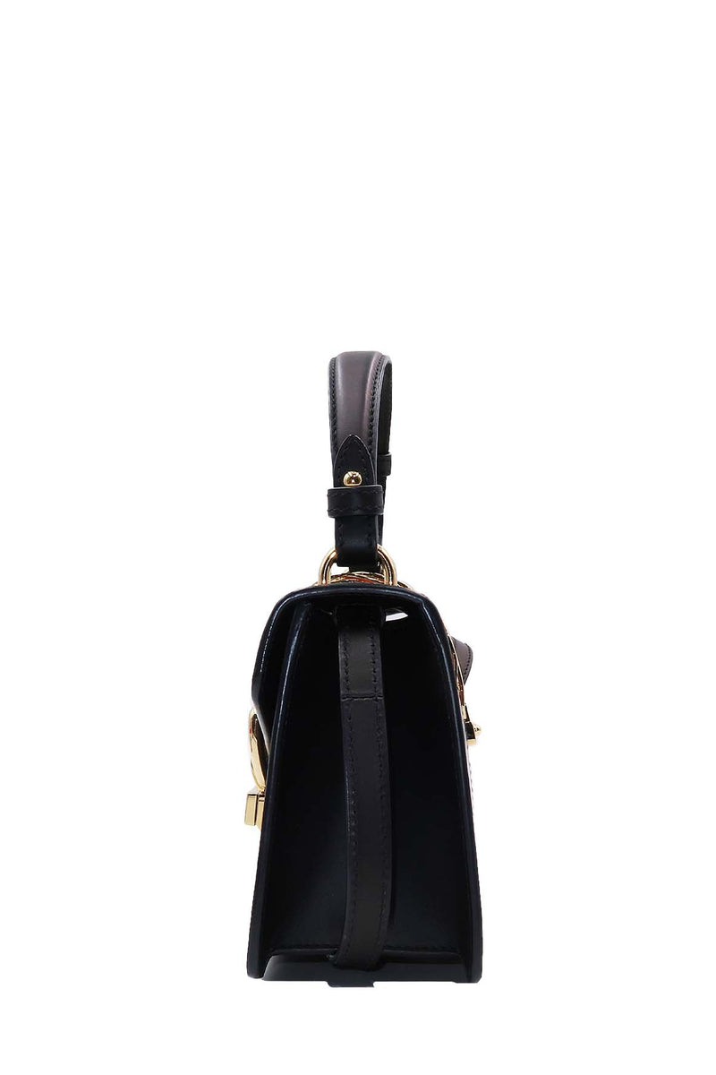 Mini Sylvie Top Handle Bag Black