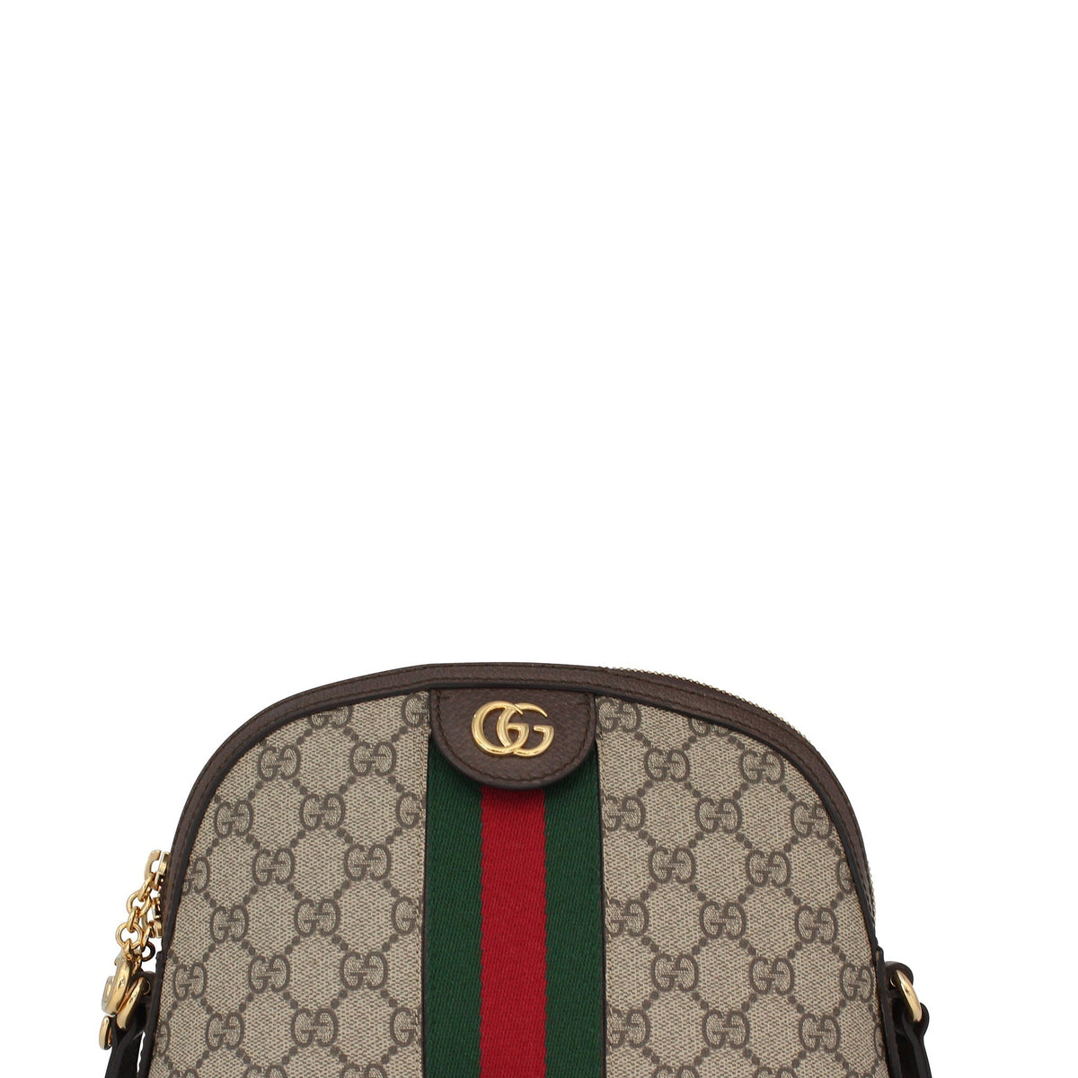 Ophidia GG Small Shoulder Bag Brown