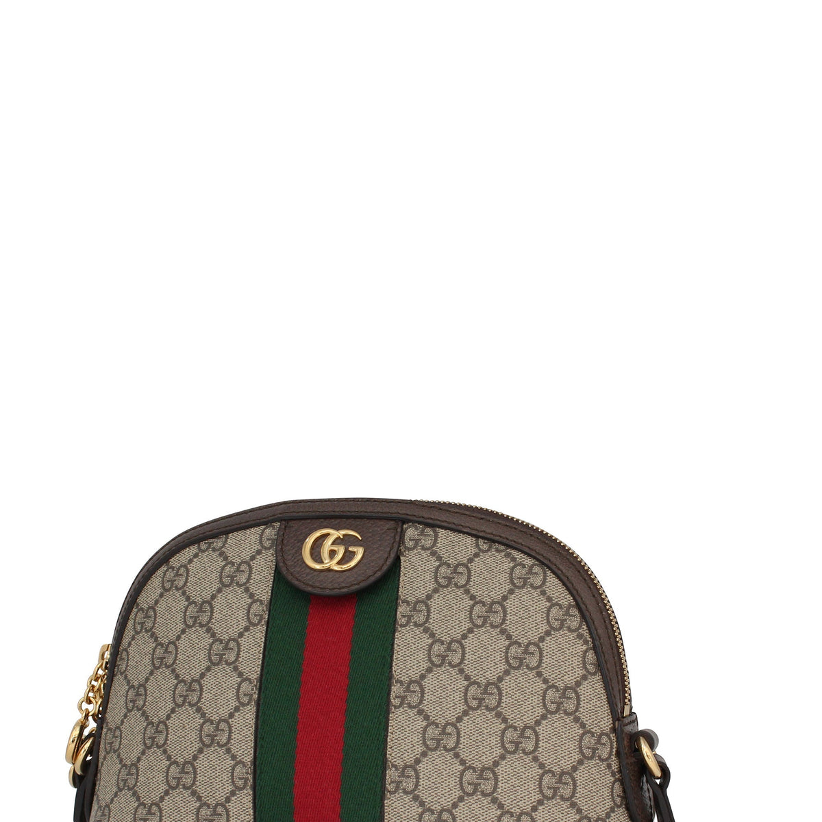 Ophidia GG Small Shoulder Bag Brown