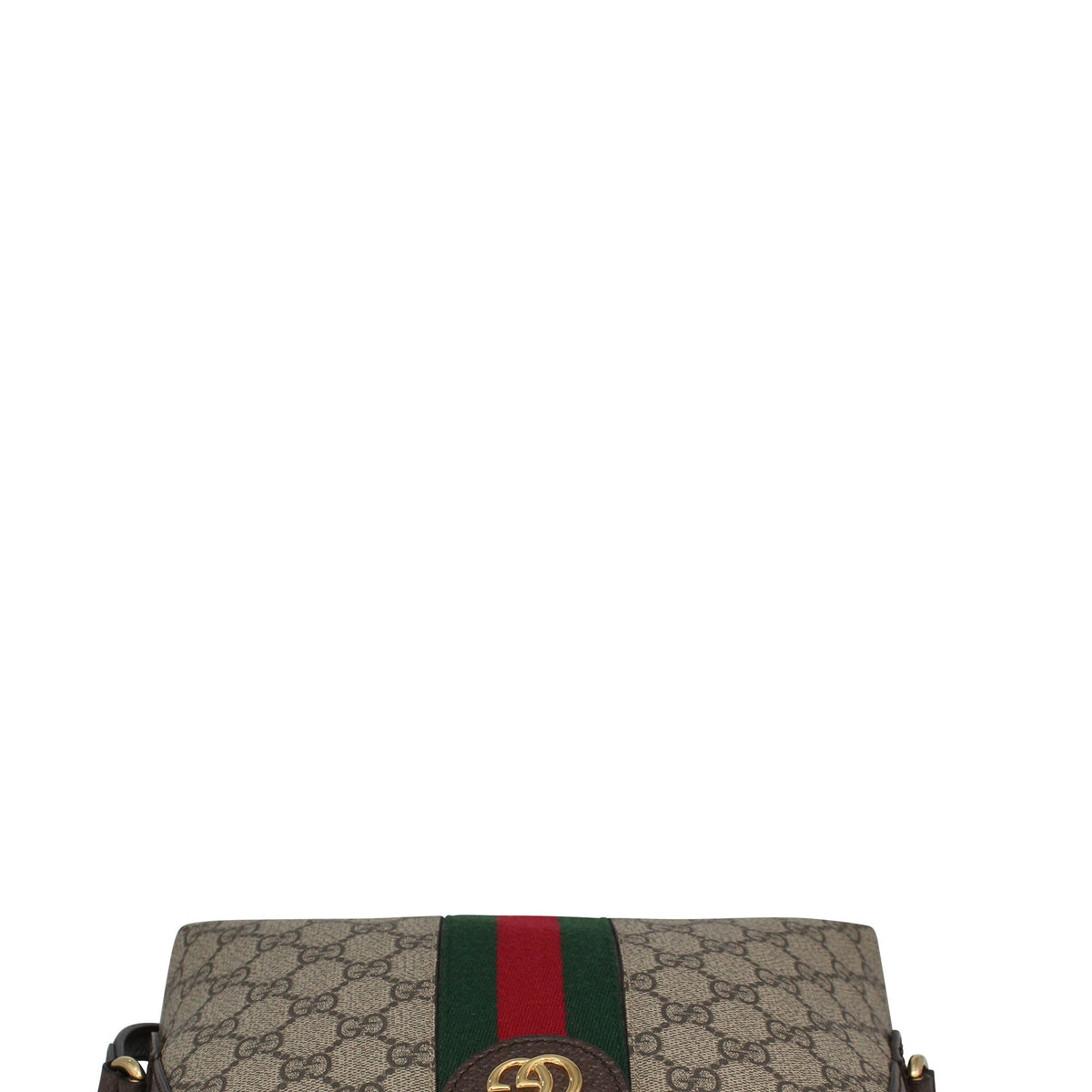 Ophidia GG Small Shoulder Bag Brown