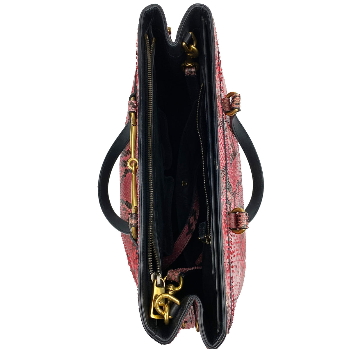 Gucci Begonia Pink Python Bag