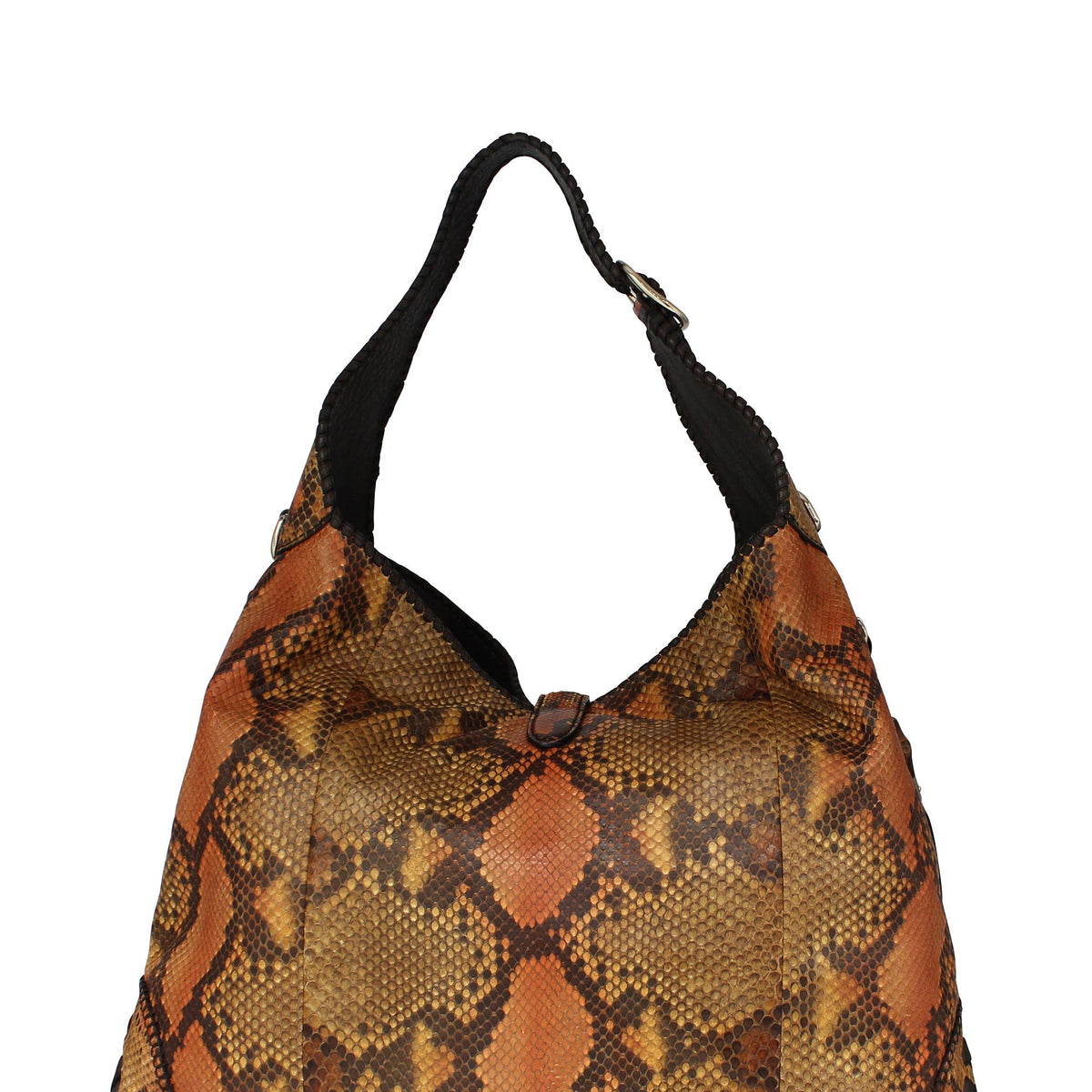 Python Large Jackie Hobo Orange