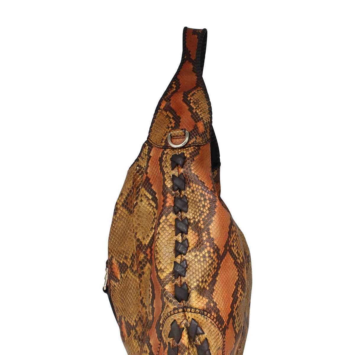 Python Large Jackie Hobo Orange