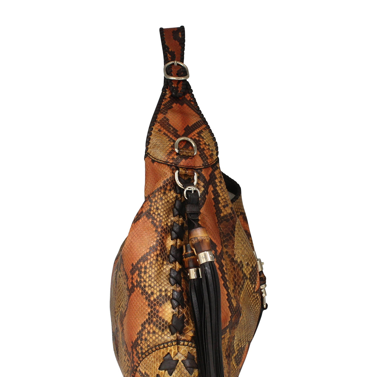 Python Large Jackie Hobo Orange